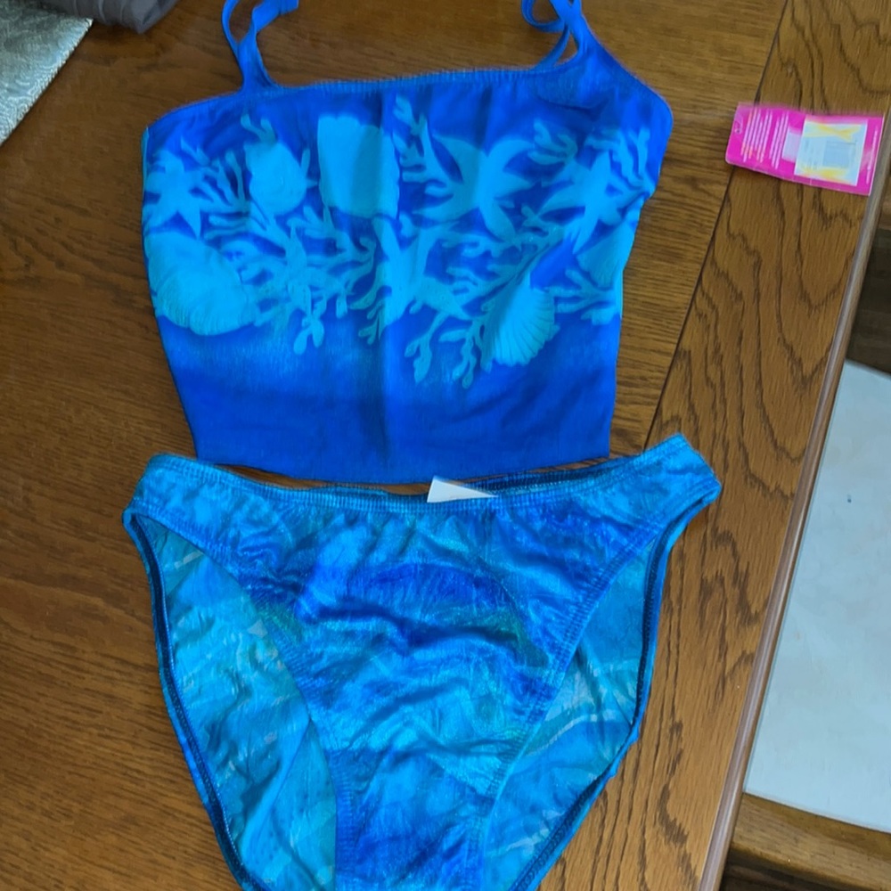 Size 12 Tankini & High Waist Swimsuit New